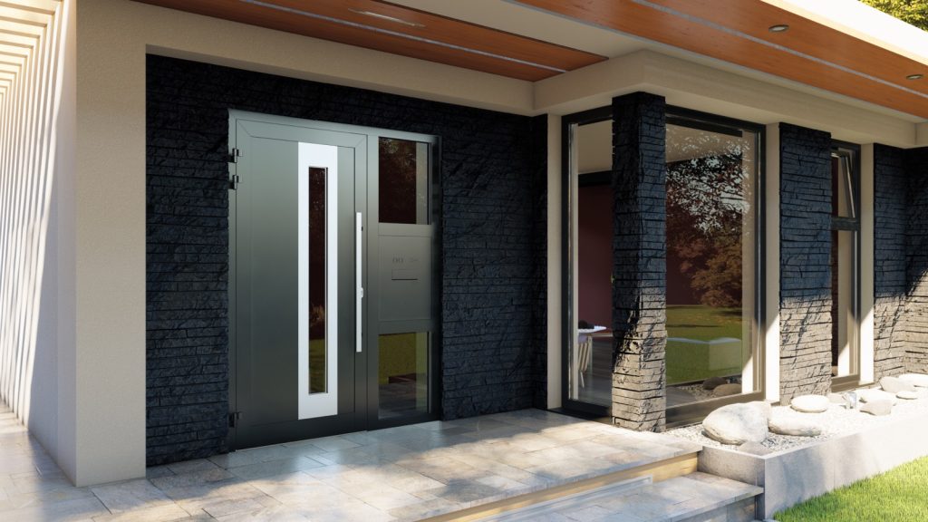 MB-70HI Entry Door — product render