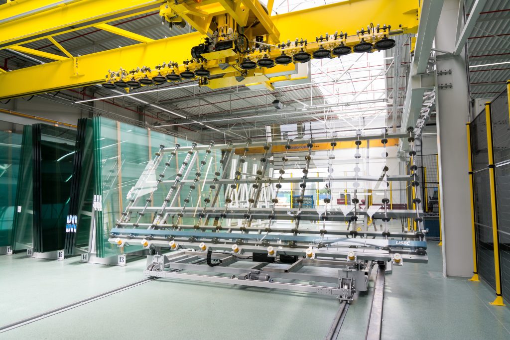 IGLO EDGE windows on the Broadway Supply production line