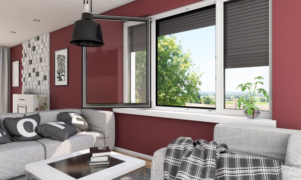 Wood-aluminum windows